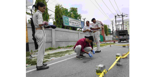 पावर हाउस चौक के पास मिला अज्ञात शव, एफएसएल की टीम जांच में जुटी